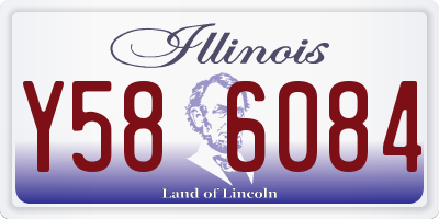 IL license plate Y586084