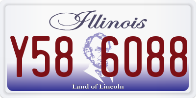 IL license plate Y586088