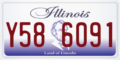 IL license plate Y586091