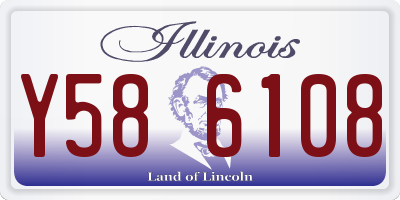 IL license plate Y586108