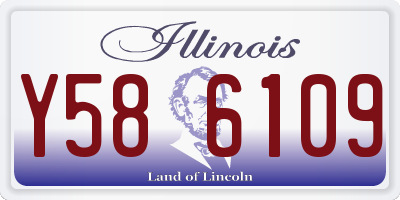 IL license plate Y586109