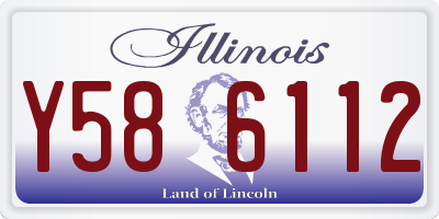 IL license plate Y586112