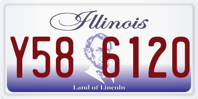 IL license plate Y586120