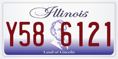 IL license plate Y586121