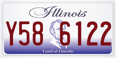 IL license plate Y586122