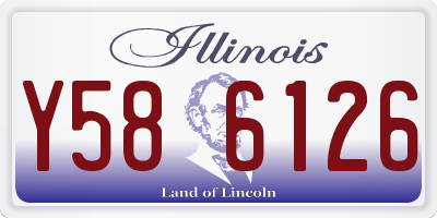 IL license plate Y586126