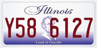 IL license plate Y586127