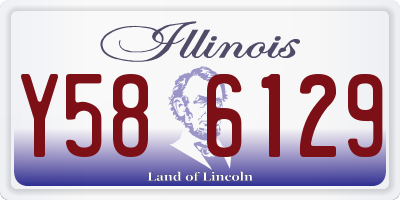 IL license plate Y586129