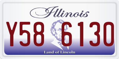 IL license plate Y586130