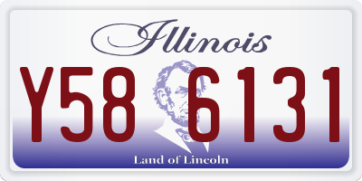 IL license plate Y586131