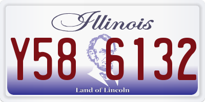 IL license plate Y586132