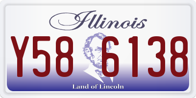 IL license plate Y586138