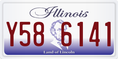 IL license plate Y586141