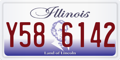 IL license plate Y586142