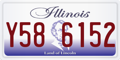 IL license plate Y586152