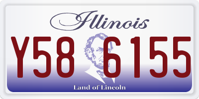 IL license plate Y586155