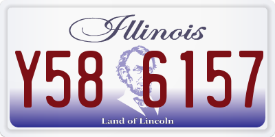IL license plate Y586157