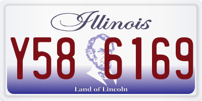 IL license plate Y586169