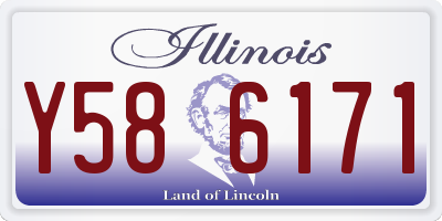 IL license plate Y586171