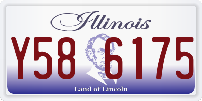 IL license plate Y586175