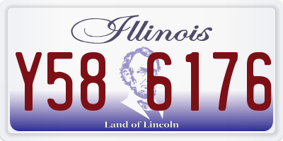 IL license plate Y586176