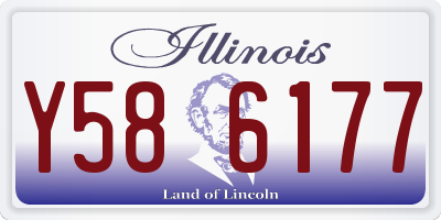 IL license plate Y586177