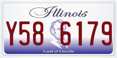 IL license plate Y586179