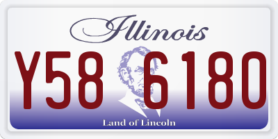 IL license plate Y586180