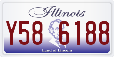 IL license plate Y586188