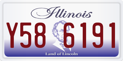 IL license plate Y586191