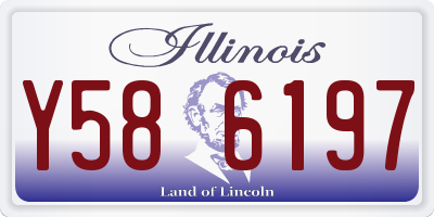 IL license plate Y586197