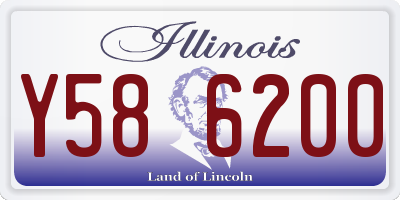 IL license plate Y586200