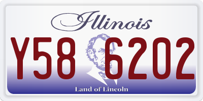 IL license plate Y586202