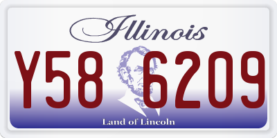 IL license plate Y586209