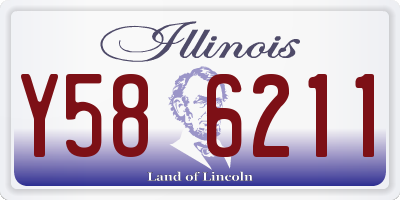 IL license plate Y586211