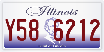 IL license plate Y586212