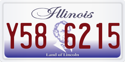 IL license plate Y586215