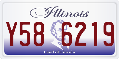 IL license plate Y586219