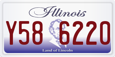 IL license plate Y586220