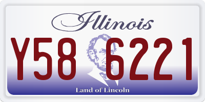 IL license plate Y586221