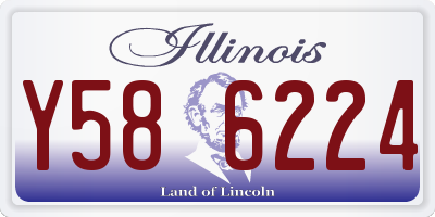 IL license plate Y586224