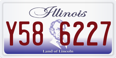 IL license plate Y586227