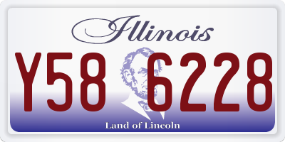 IL license plate Y586228