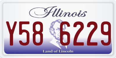 IL license plate Y586229