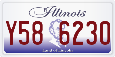IL license plate Y586230