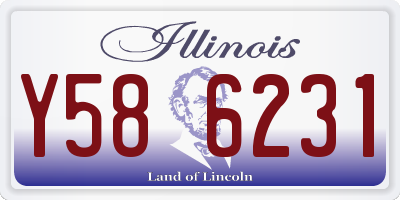 IL license plate Y586231