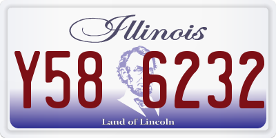 IL license plate Y586232