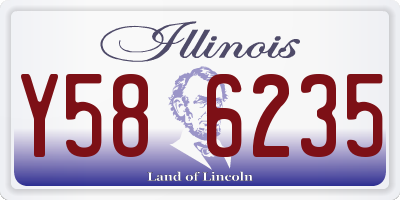 IL license plate Y586235