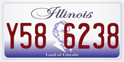 IL license plate Y586238