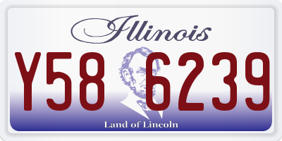 IL license plate Y586239